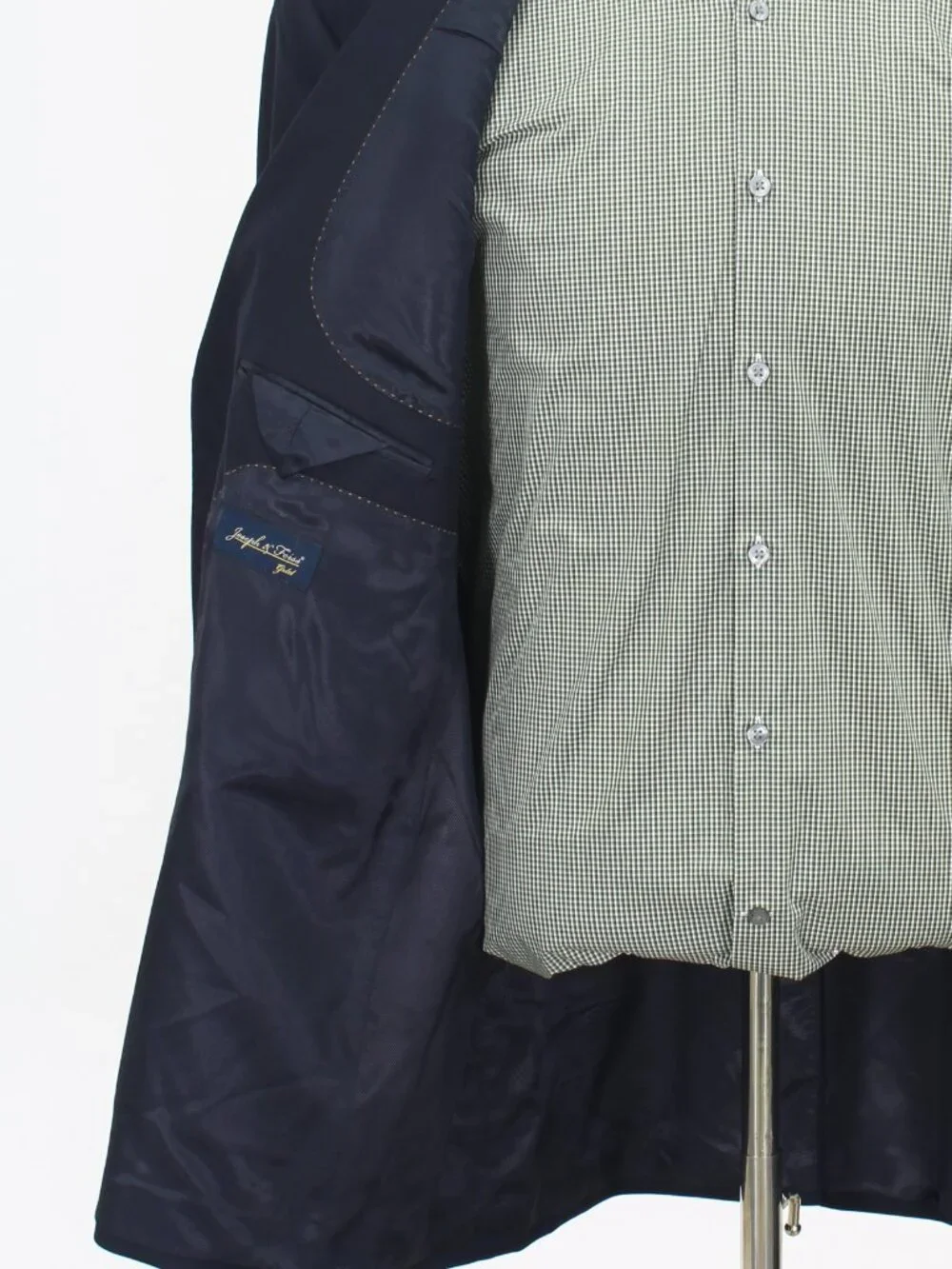 Joseph & Feiss 50R 42x29 Navy Full Suit 2-Button Solid R953